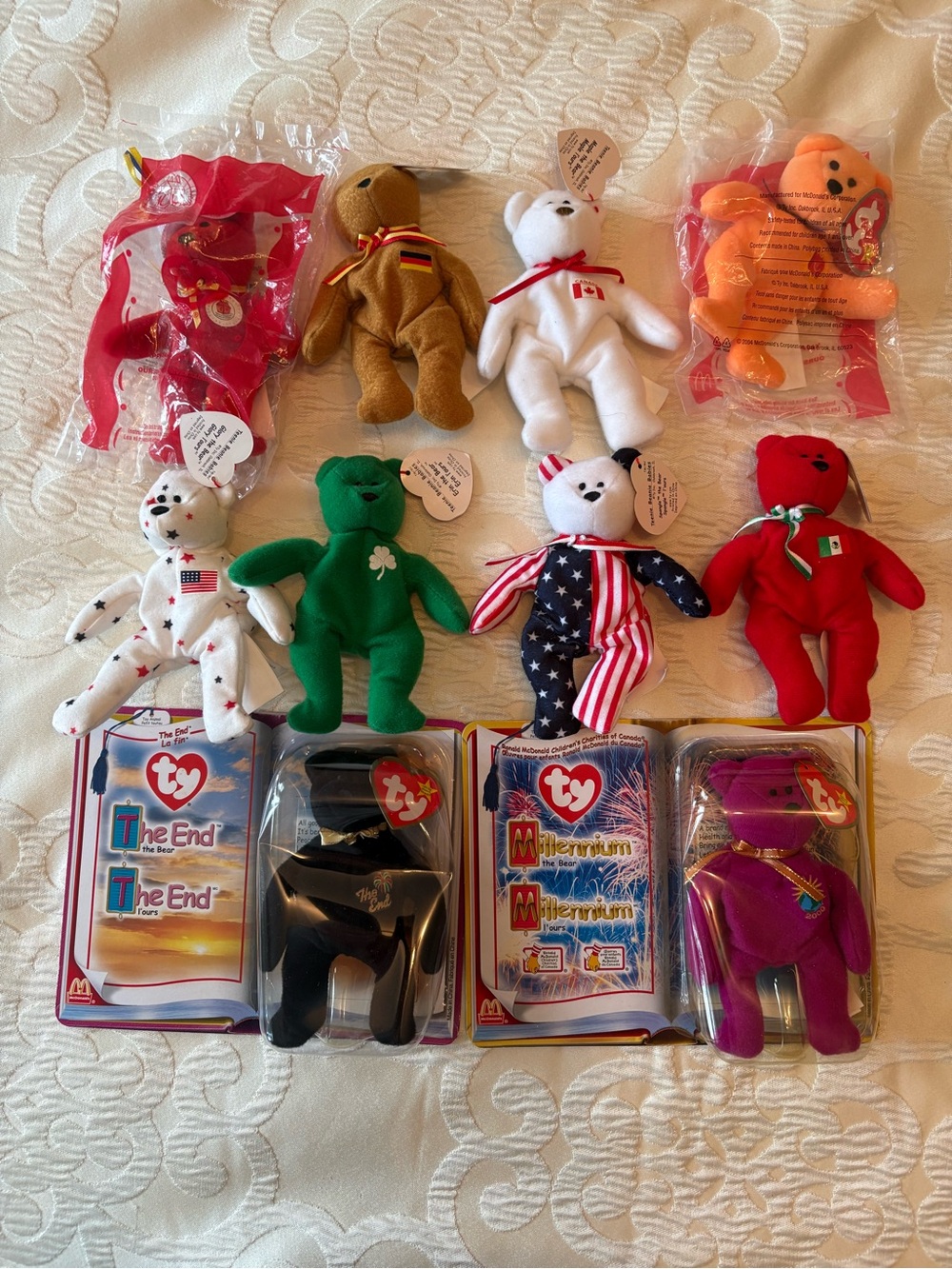 Vintage 1999/2000 McDonald’s Ty Teenie Beanie Babies Lot of 10